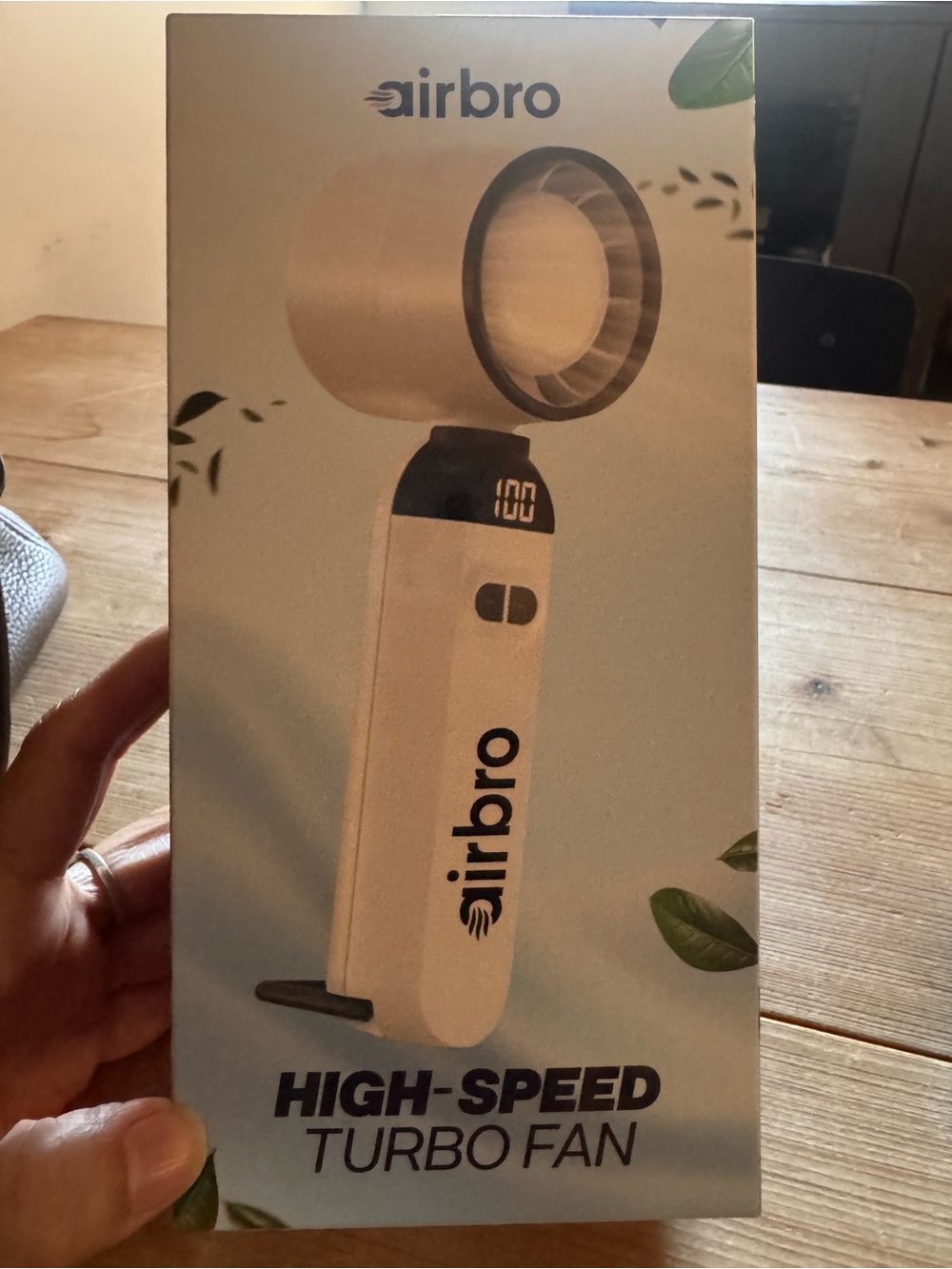 Airbro High-Speed Turbo Fan — White